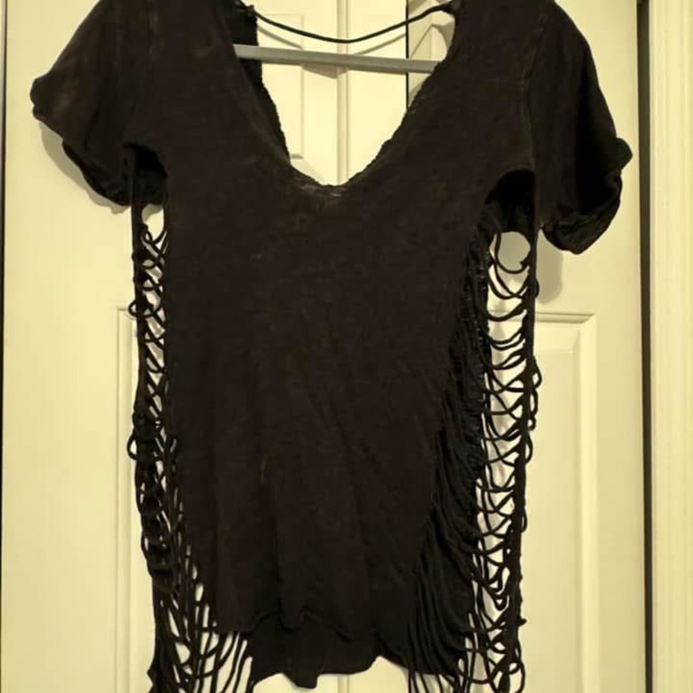 Stylish Black Cutout Women's Top
